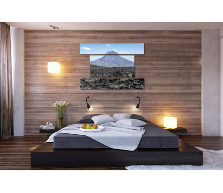 Вид на вулкан Большая Удина, Камчатка