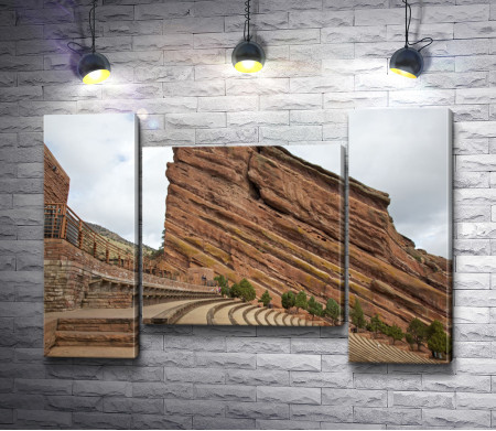 Исторический амфитеатр Красные скалы вблизи Денвера, Колорадо