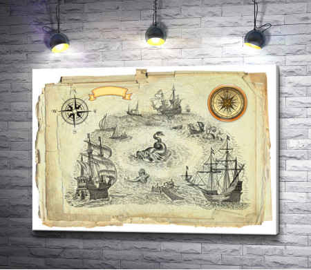 Пиратская карта 