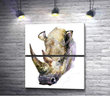 Серьезный носорог