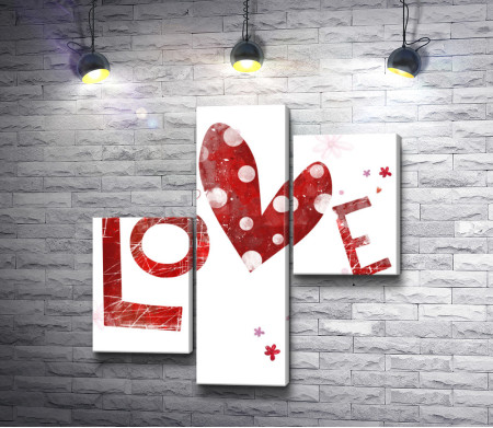 Плакат любви