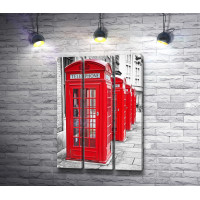Красные телефонные будки Лондона