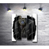 Черная ночь и горилла