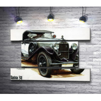 Ретро автомобиль Tatra 31, постер