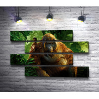 Маугли и король обезьян, кадр из фильма "Книга Джунглей"