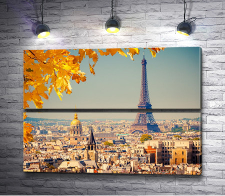 Эйфелевая башня в осеннюю пору, Париж