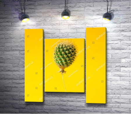 Креативный воздушный шар в виде кактуса