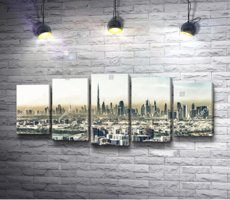 Панорамный вид на Дубай, ОАЭ