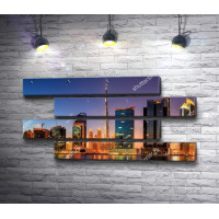 Панорамный вид на окрестность Бизнес-Бэй, Дубай