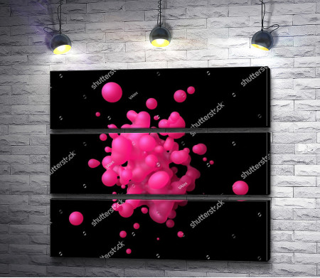 Абстрактные розовые сферы