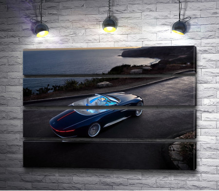 Кабриолет Mercedes-Maybach Vision 6 с подсветкой в салоне