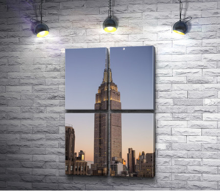 Вид на небоскреб, Нью-Йорк 