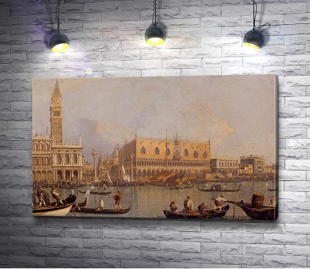 Каналетто "Вид на Дворец дожей в Венеции"