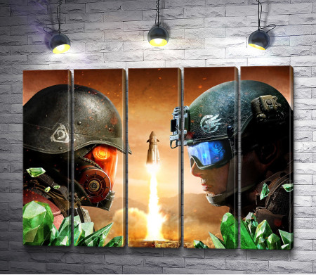 Противостояние войск. Постер игры Command & Conquer: Rivals