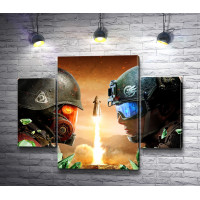Противостояние войск. Постер игры Command & Conquer: Rivals