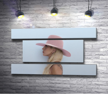 Леди Гага в шляпке 