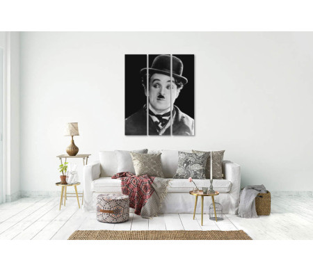 Черно-белое фото Чарли Чаплина