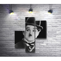 Черно-белое фото Чарли Чаплина