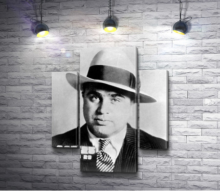 Черно-белое фото Аль Капоне