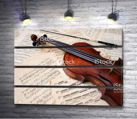 Скрипка на нотах 
