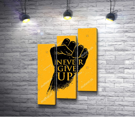 Постер "Никогда не сдавайся"
