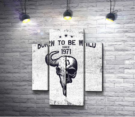 Винтажный плакат "Born to Be Wild"