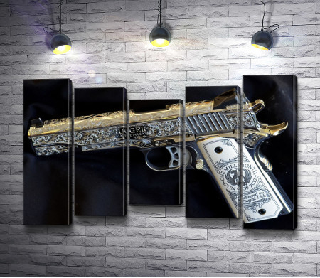 Коллекционный пистолет "Ruger" с гравировкой 