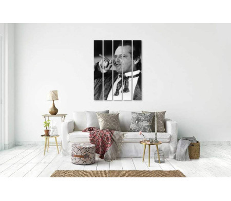Черно-белый портрет Джека Николсона