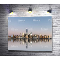 Панорамный вид на Манхэттен - Боро Нью-Йорка