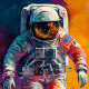Картини і постери (репродукції) в категорії "Космонавти, астронавти"