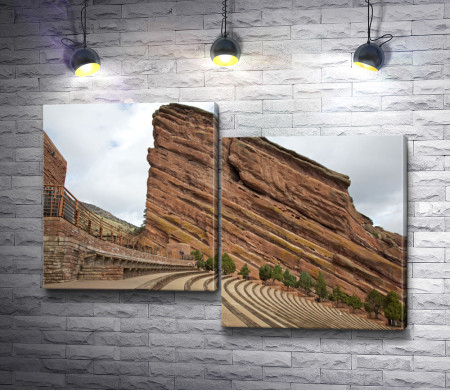 Исторический амфитеатр Красные скалы вблизи Денвера, Колорадо