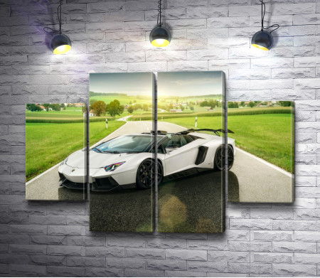 Мощный Lamborghini Aventador