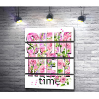 Постер "Summer time" с розами 