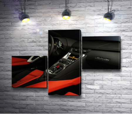 Салон Lamborghini Aventador 