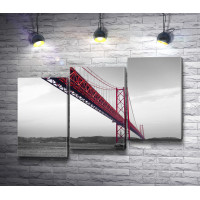 Мост Золотые ворота, Сан-Франциско, черно-белое фото