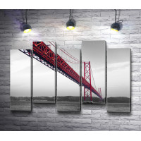 Мост Золотые ворота, Сан-Франциско, черно-белое фото