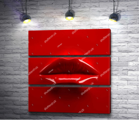 Красные губы