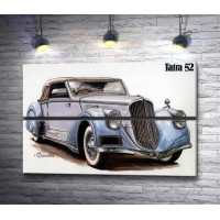 Ретро автомобиль Taira 52, постер