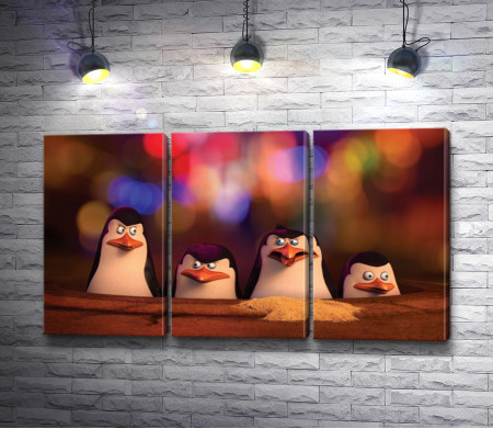 Пингвины из мультфильма "Мадагаскар"