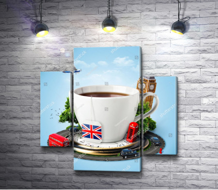 Чашка чая и достопримечательности Лондона