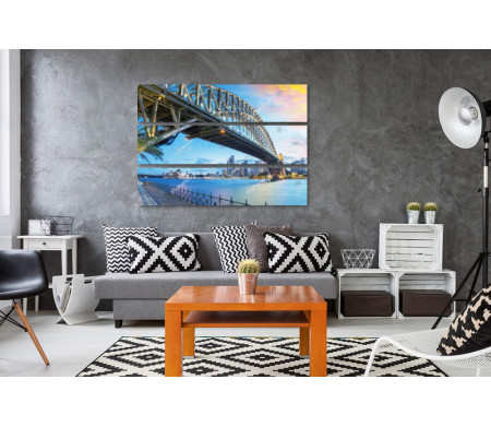 Мост Харбор-Бридж в Сиднее, Австралия 