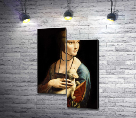 Леонардо да Винчи "Дама с горностаем"