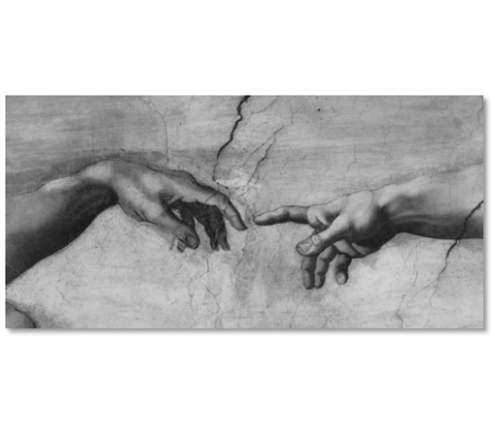 Микеланджело Буонарроти "The Creation of Adam" (Сотворение Адама)