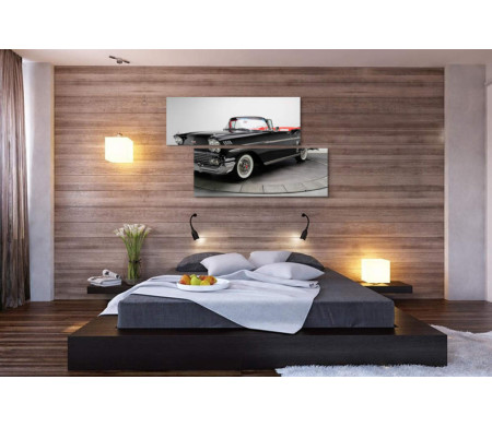 Черный кабриолет Chevrolet Impala