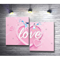 Постер для влюбленных "Love"