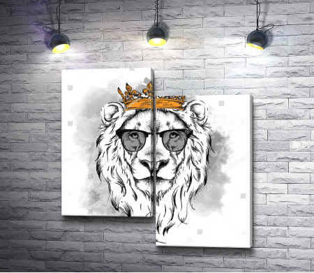 Лев в короне
