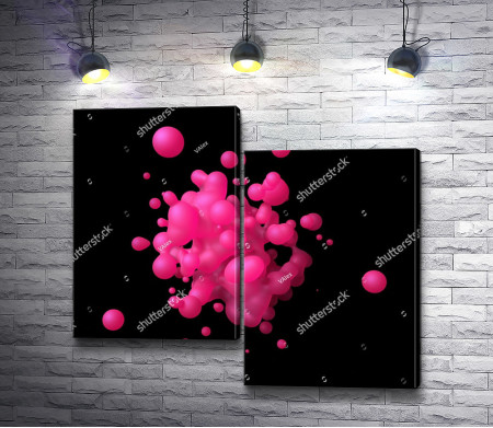 Абстрактные розовые сферы