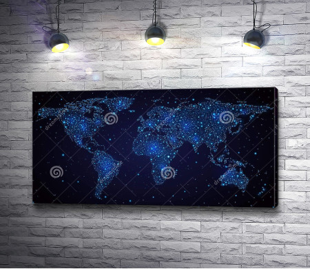 Ночная карта мира