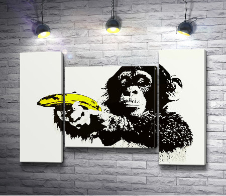 Обезьяна с бананом 