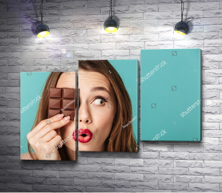 Девушка и шоколадка